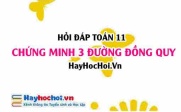 Chứng minh đồng quy (3 đường đồng quy) lớp 11 - Hỏi đáp Toán 11